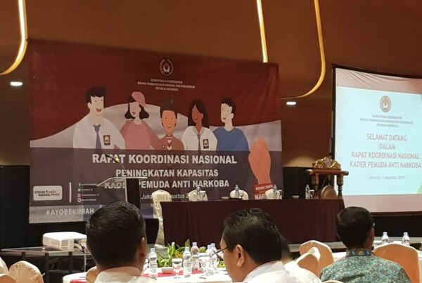 Rapat Koordinasi Nasional dengan tema "Peningkatan Kapasitas Kader Pemuda Anti Narkoba"