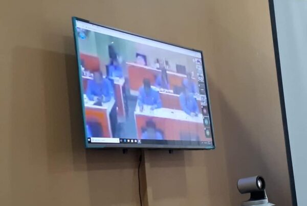 Monev melalui Video Conference terkait Inpres No.6 Tahun 2018 dengan Deputi Dayamas RI