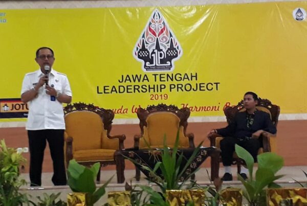 Sosialisasi Bahaya Narkoba dalam acara Jawa Tengah Leadership Project