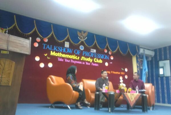 Talkshow of Profession 2019 yang diselenggarakan oleh Mathematics Study Club (MSC) Universitas Negeri Semarang