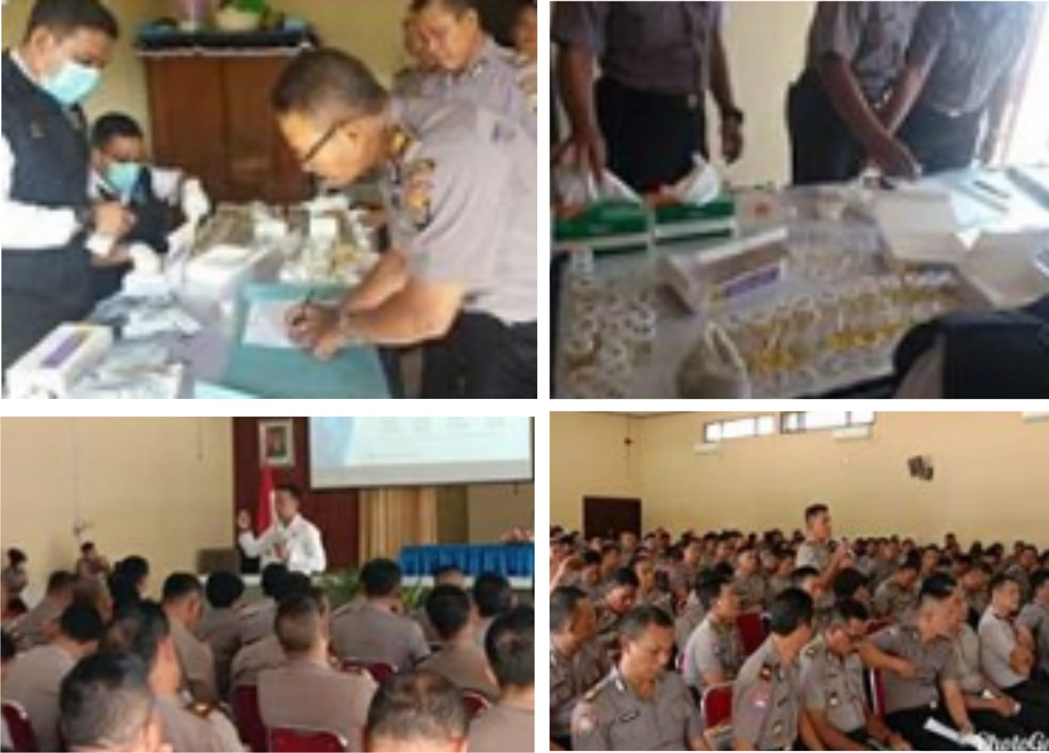 Tes Urine untuk Siswa Dikbangspes Gelombang II 2019 dilanjutkan Sosialisasi P4GN di Pusdik Binmas Polri Banyubiru Kabupaten Semarang Tes Urine untuk Siswa Dikbangspes Gelombang II 2019 dilanjutkan Sosialisasi P4GN di Pusdik Binmas Polri Banyubiru Kabupaten Semarang