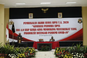 PEMBEKALAN AKHIR SISWA SIPSS T.A. 2020 DI AKPOL SEMARANG