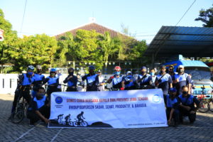 Gowes Ceria Tanpa Penyalahgunaan Narkoba dan Cegah Corona
