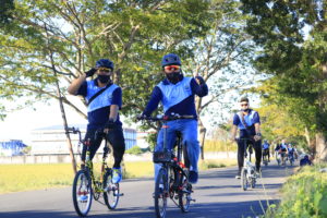 Gowes Ceria Tanpa Penyalahgunaan Narkoba dan Cegah Corona