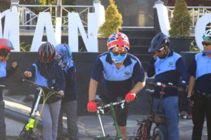 Gowes Ceria Tanpa Penyalahgunaan Narkoba dan Cegah Corona