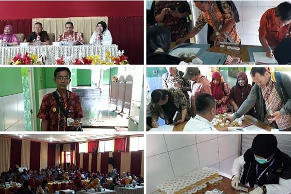 Tes Urine kepada Perangkat Desa (Kades dan Sekdes) se-Kabupaten Semarang