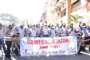 GOWES BERSAMA APARAT PENEGAK HUKUM ICJS JAWA TENGAH (GOWES ICJS) BESERTA FORKOPIMDA JATENG