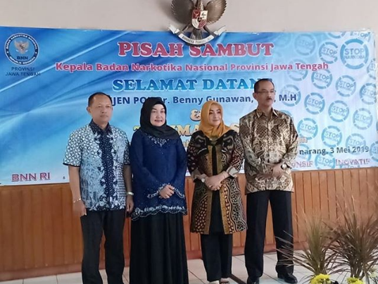 Pisah Sambut Kepala BNNP Jawa Tengah
