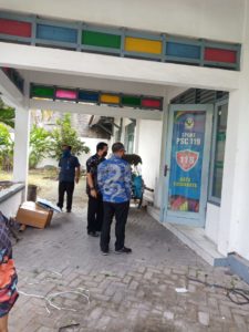 Peninjauan dan Rapat Perbaikan Gedung Kantor BNN Kota Surakarta oleh Kepala BNNP Jawa Tengah