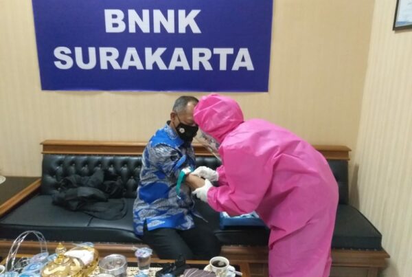Peninjauan dan Rapat Perbaikan Gedung Kantor BNN Kota Surakarta oleh Kepala BNNP Jawa Tengah