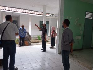 Peninjauan dan Rapat Perbaikan Gedung Kantor BNN Kota Surakarta oleh Kepala BNNP Jawa Tengah
