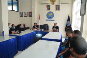Kunjungan Kerja Kepala BNNP Jawa Tengah dalam Rangka Monitoring Persiapan Zona Integritas Satuan Kerja BNN Kabupaten Cilacap
