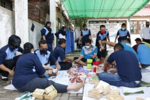 Pemotongan Hewan Qurban Dalam Rangka Peringatan Idul Adha Tahun 2020 (1441 H) di Lingkungan BNNP Jawa Tengah