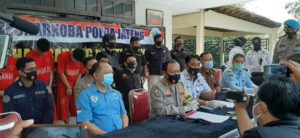 PEMUSNAHAN BARANG BUKTI NARKOTIKA YANG DITANGANI OLEH DIREKTORAT NARKOBA POLDA JAWA TENGAH BEKERJASAMA DENGAN BADAN NARKOTIKA NASIONAL PROVINSI JAWA TENGAH