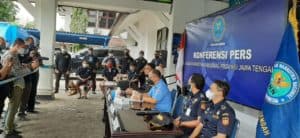 Press Release Pengungkapan Kasus Narkotika Jenis Sabu di Wilayah Solo Raya dan Ganja di Wilayah Kendal Di Jawa Tengah