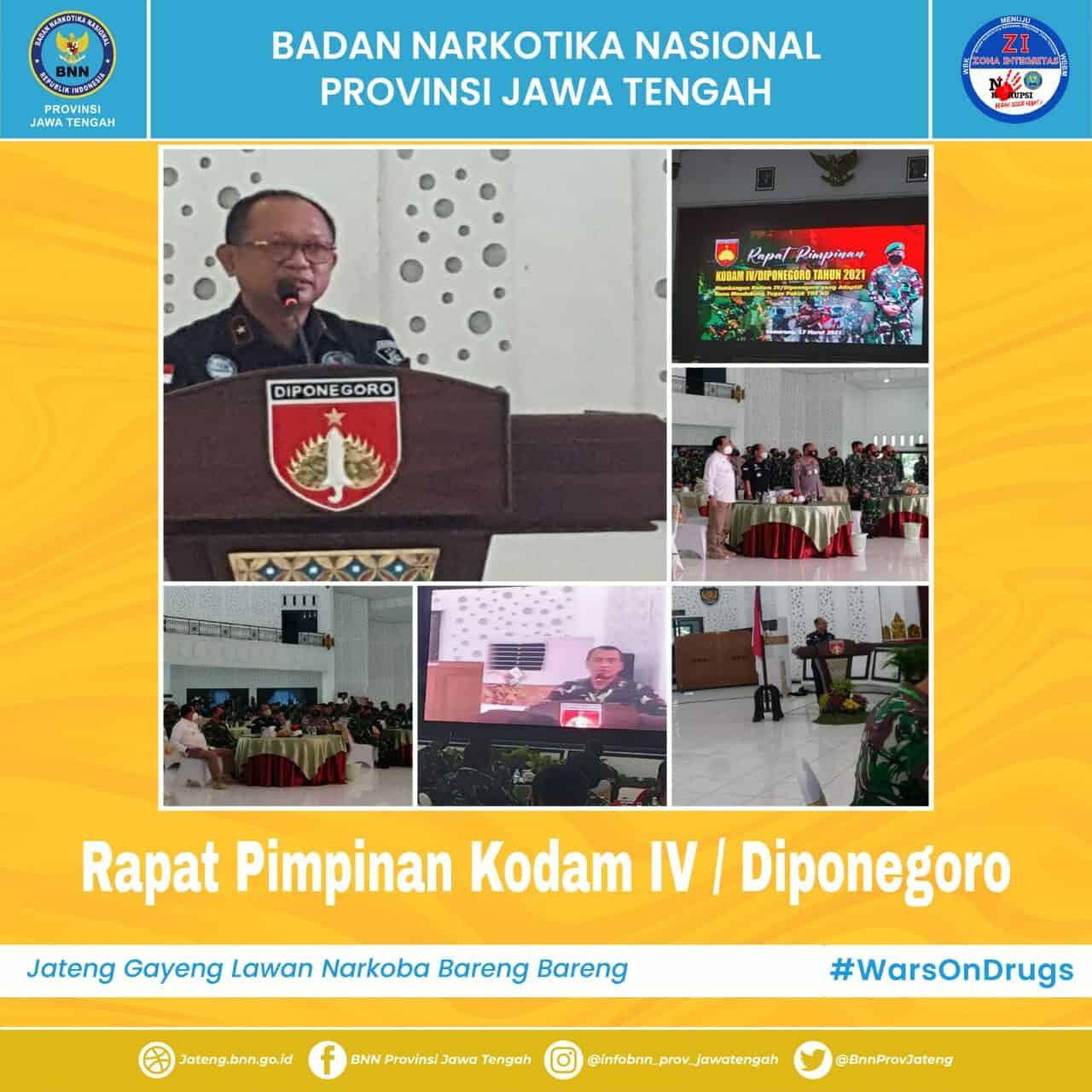Rapat Pimpinan TNI Kodam IV/Diponegoro Rapat Pimpinan TNI Kodam IV/Diponegoro