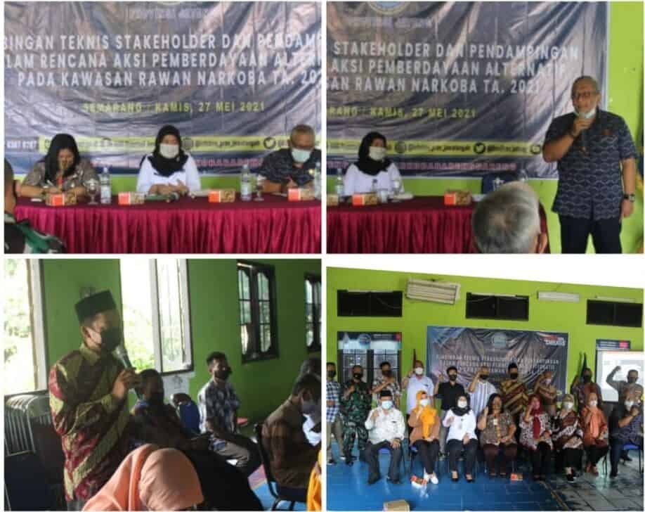 Bimbingan Teknis Stakeholder dan Pendampingan dalam Rencana Aksi Pemberdayaan Alternatif pada Kawasan Rawan Narkoba Bimbingan Teknis Stakeholder dan Pendampingan dalam Rencana Aksi Pemberdayaan Alternatif pada Kawasan Rawan Narkoba