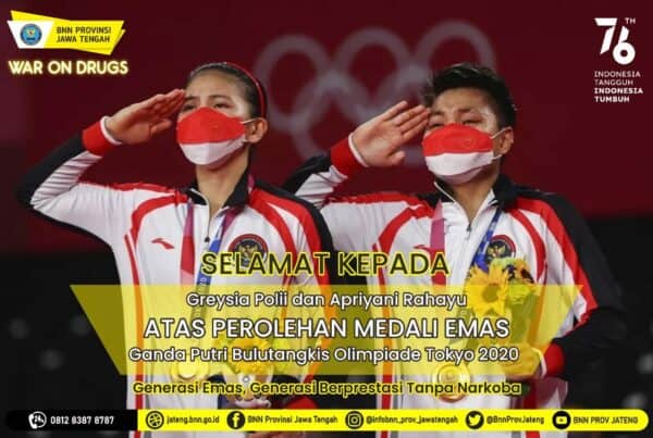 Indonesia berhasil raih emas Olimiade Tokyo dari Cabor Bulutangkis melalui Ganda Putri