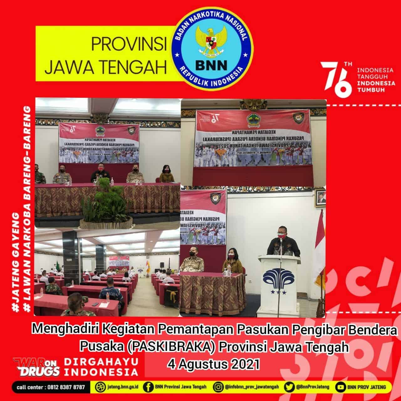 Pemantapan Pasukan Pengibar Bendera Pusaka (PASKIBRAKA) Provinsi Jawa Tengah Pemantapan Pasukan Pengibar Bendera Pusaka (PASKIBRAKA) Provinsi Jawa Tengah