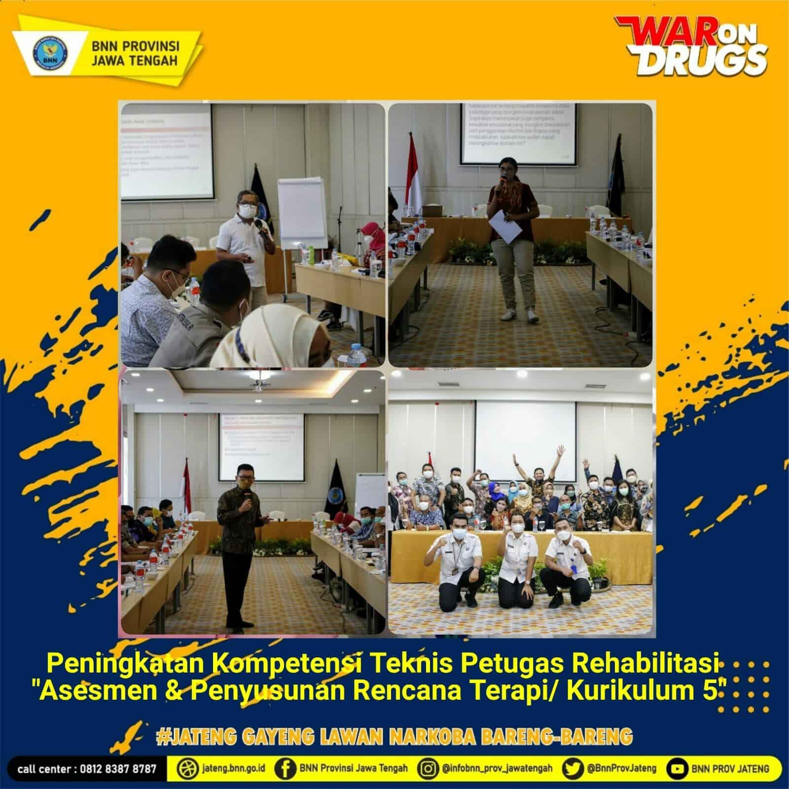 Peningkatan Kompetensi Teknis Petugas Rehabilitasi "Asesmen dan Penyusunan Rencana Terapi/ Kurikulum 5)" Peningkatan Kompetensi Teknis Petugas Rehabilitasi “Asesmen dan Penyusunan Rencana Terapi/ Kurikulum 5)”