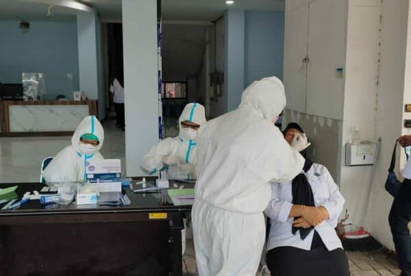 Swab antigen kepada personil BNNP Jawa Tengah