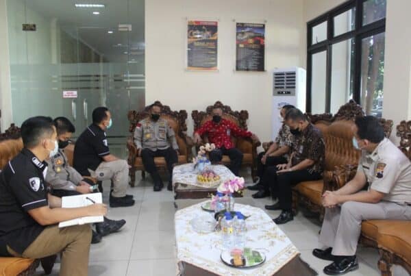 Kunjungan & Audiensi Kepala BNNP Jawa Tengah Terkait Percepatan Inpres No.2 Tahun 2020 dan Pelaksanaan Assesmen Terpadu di Wilayah Kota Semarang di Polrestabes Semarang