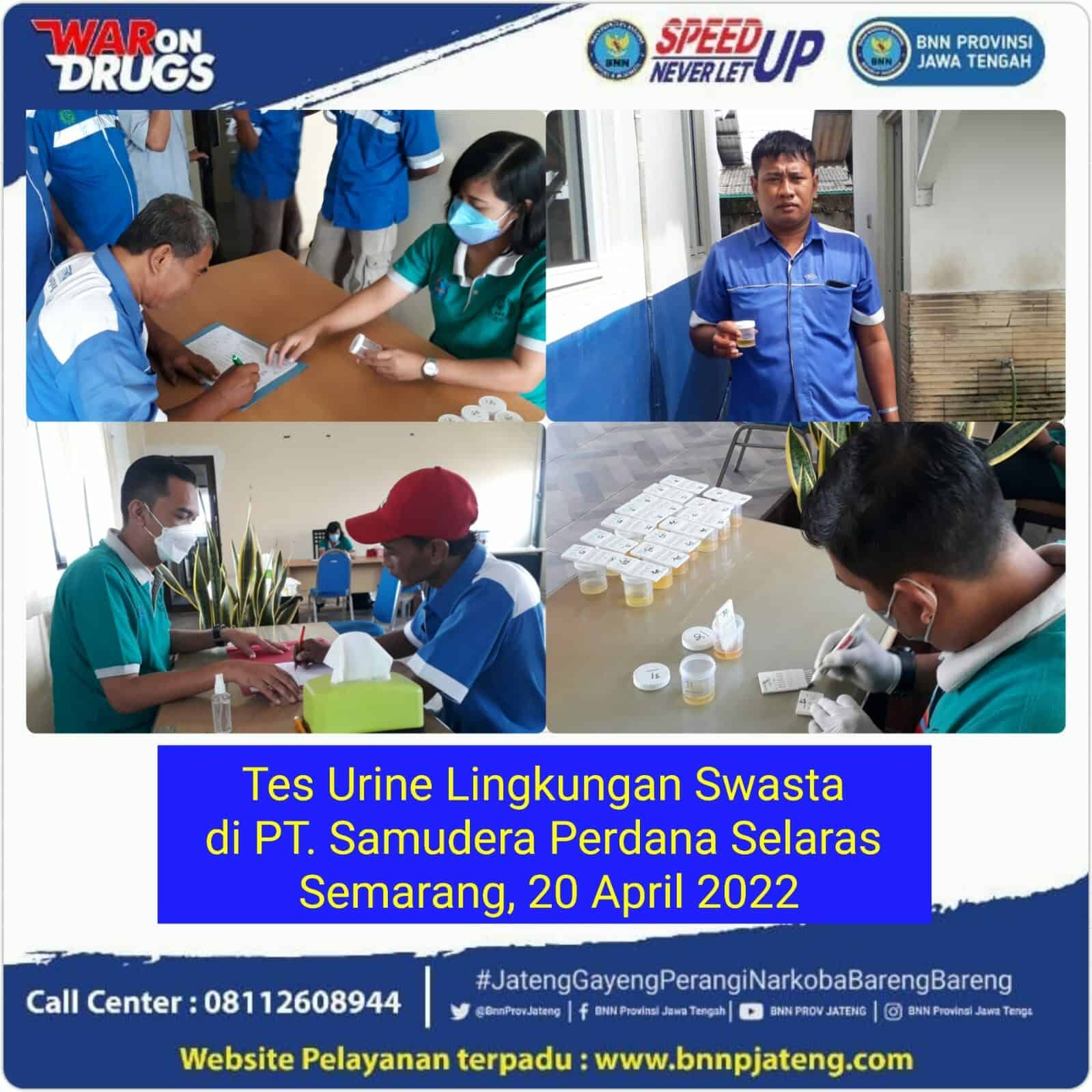 Pemberdayaan Masyarakat Anti Narkoba melalui Tes Urine di Instansi Swasta pada PT. Samudera Perdana Selaras Konsep Otomatis