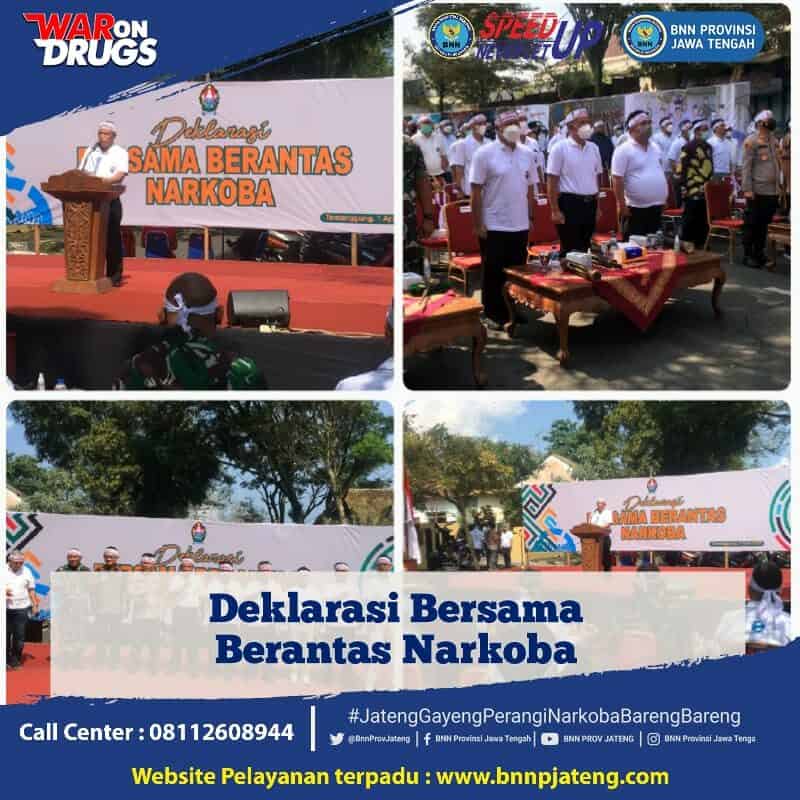 Deklarasi Bersama Berantas Narkoba Deklarasi Bersama Berantas Narkoba