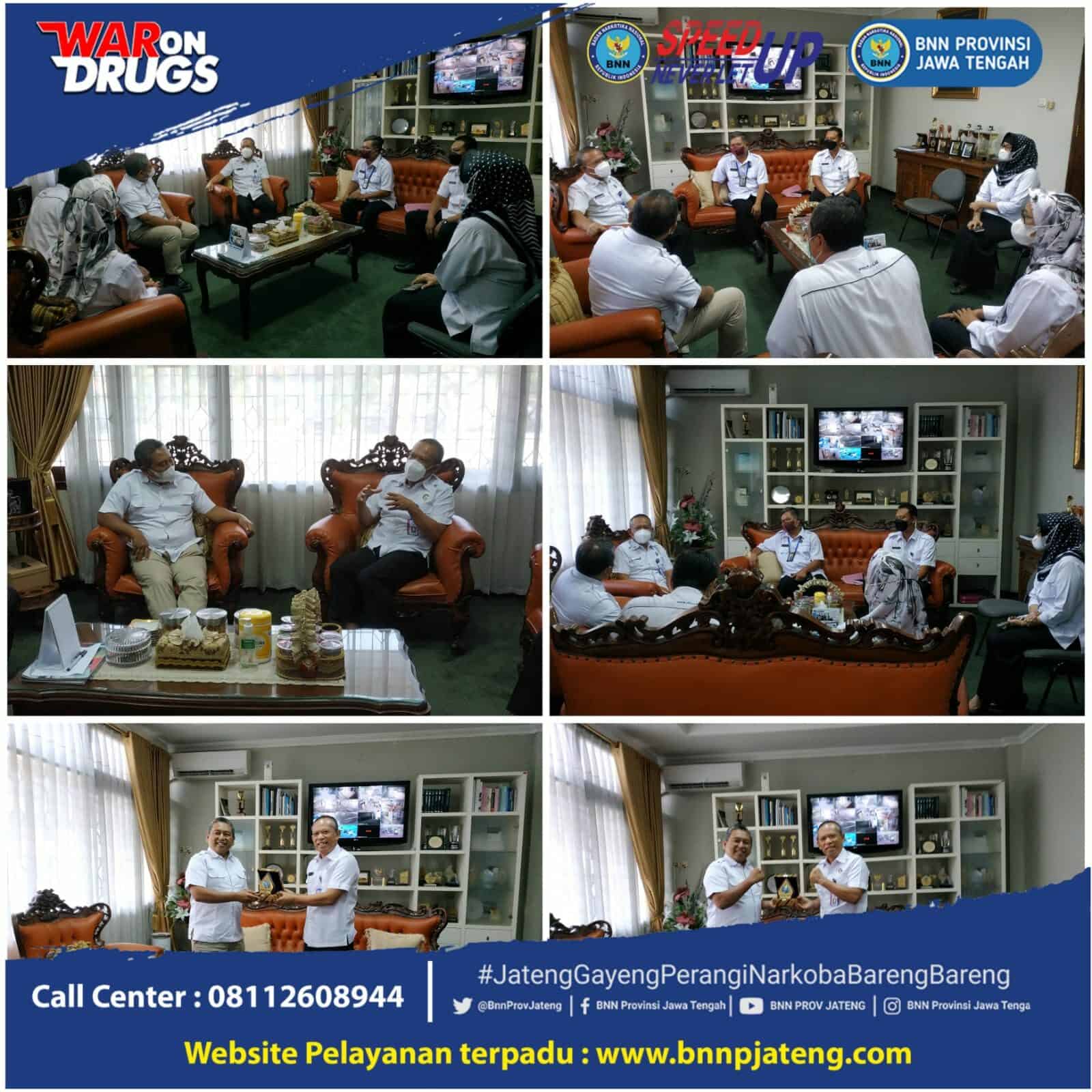 Audiensi BNNP Jawa Tengah dengan Lembaga Penyiaran Publik RRI (LPP RRI) Semarang Audiensi BNNP Jawa Tengah dengan Lembaga Penyiaran Publik RRI (LPP RRI) Semarang