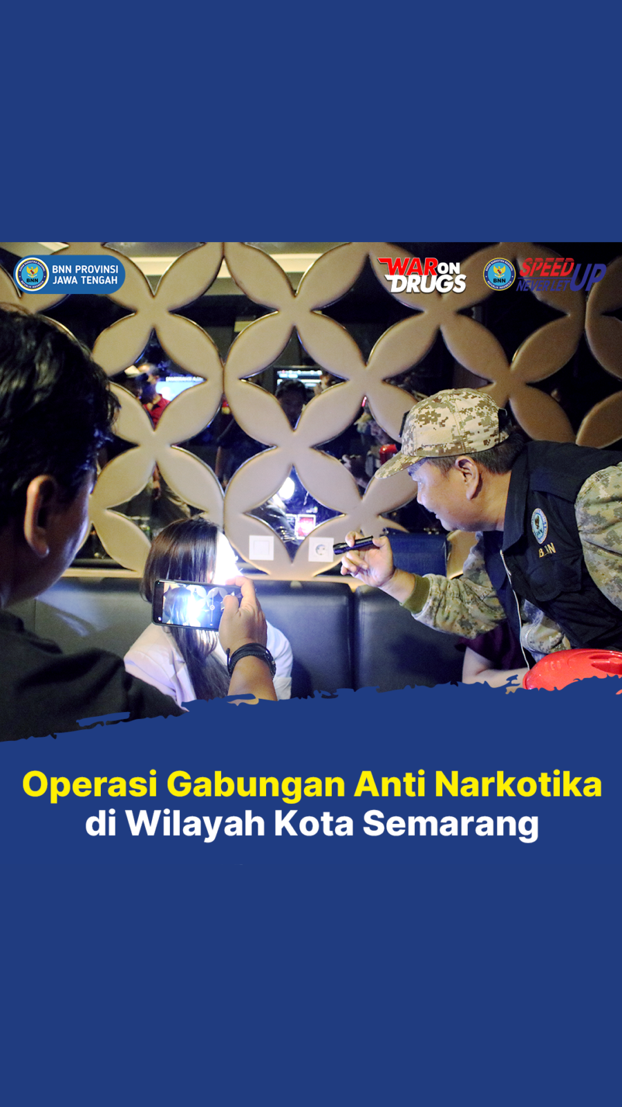 Operasi Gabungan Anti Narkotika di Tempat Hiburan Malam Kota Semarang Operasi Gabungan Anti Narkotika di Tempat Hiburan Malam Kota Semarang