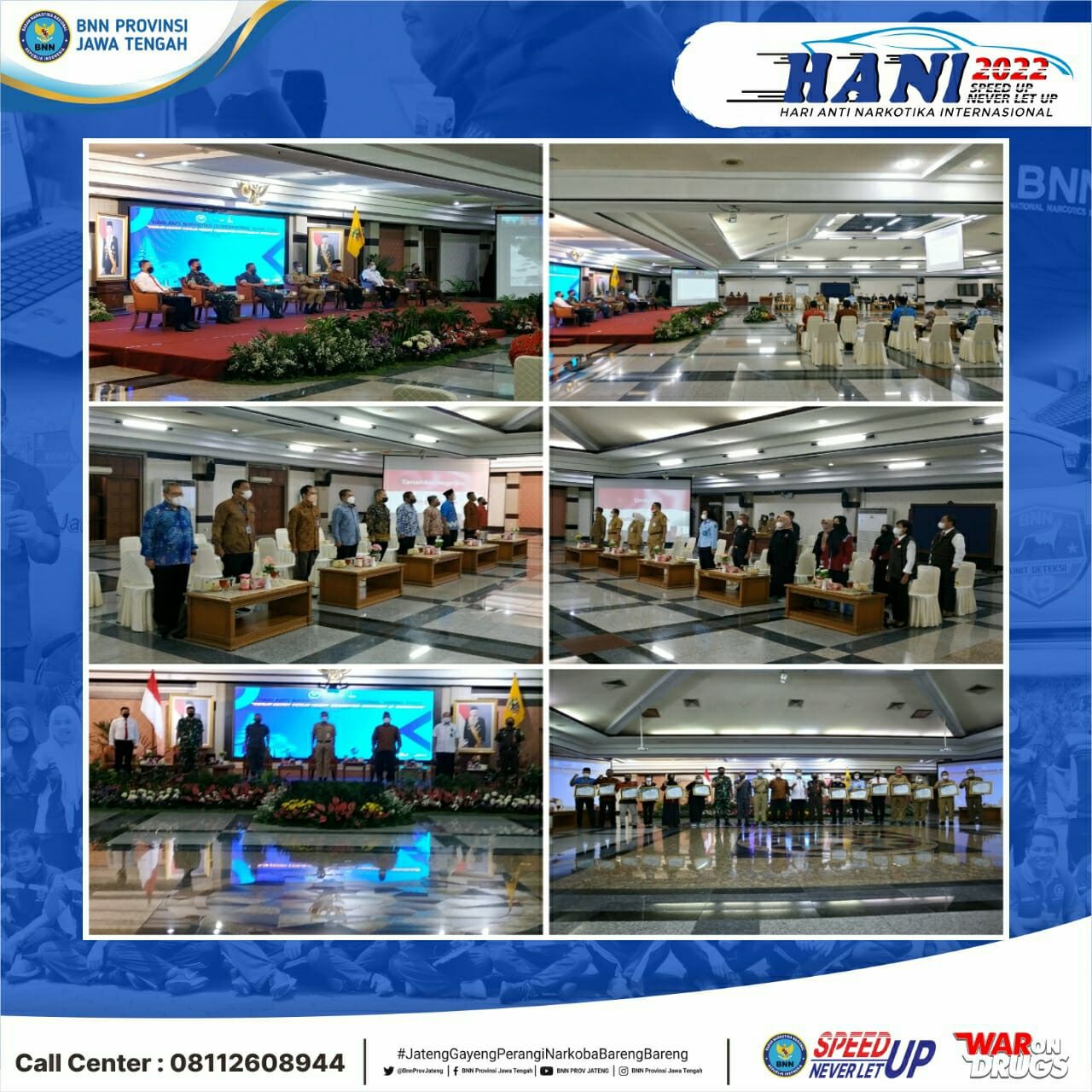 Upacara Puncak Peringatan Hari Anti Narkotika Internasional (HANI) 2022 Upacara Puncak Peringatan Hari Anti Narkotika Internasional (HANI) 2022