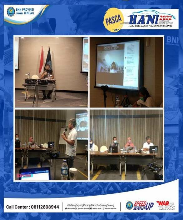 Rapat Monitoring dan Evaluasi Bidang Rehabilitasi BNNP Jawa Tengah Rapat Monitoring dan Evaluasi Bidang Rehabilitasi BNNP Jawa Tengah
