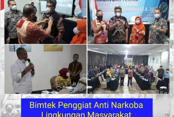 Bimbingan Teknis (Bimtek) Penggiat Anti Narkoba Lingkungan Masyarakat T.A. 2022