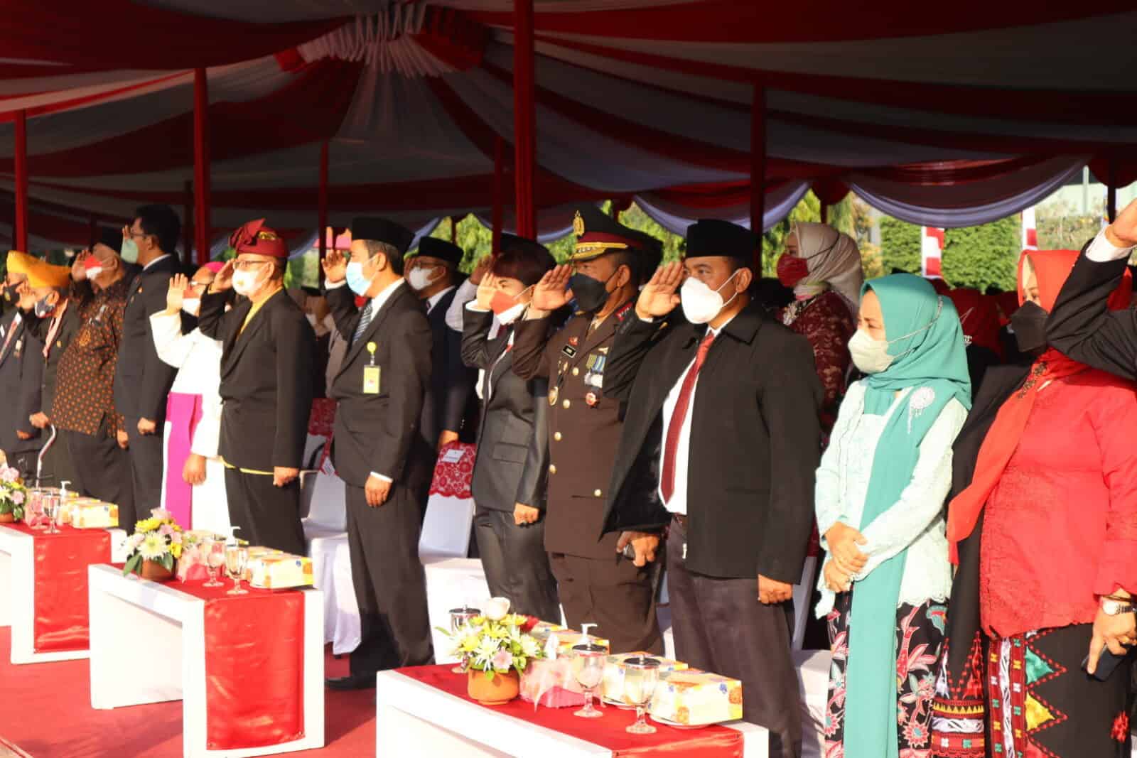 Upacara Pengibaran Bendera Merah Putih HUT Kemerdekaan RI ke 77 Tingkat Prov Jateng Tahun 2022 Upacara Pengibaran Bendera Merah Putih HUT Kemerdekaan RI ke 77 Tingkat Prov Jateng Tahun 2022