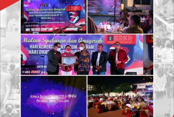 MALAM SYUKURAN DAN ANUGRAH HARI KEMENTERIAN HUKUM DAN HAM HARI DHARMA KARYA DHIKA TAHUN 2022 MALAM SYUKURAN DAN ANUGRAH HARI KEMENTERIAN HUKUM DAN HAM HARI DHARMA KARYA DHIKA TAHUN 2022