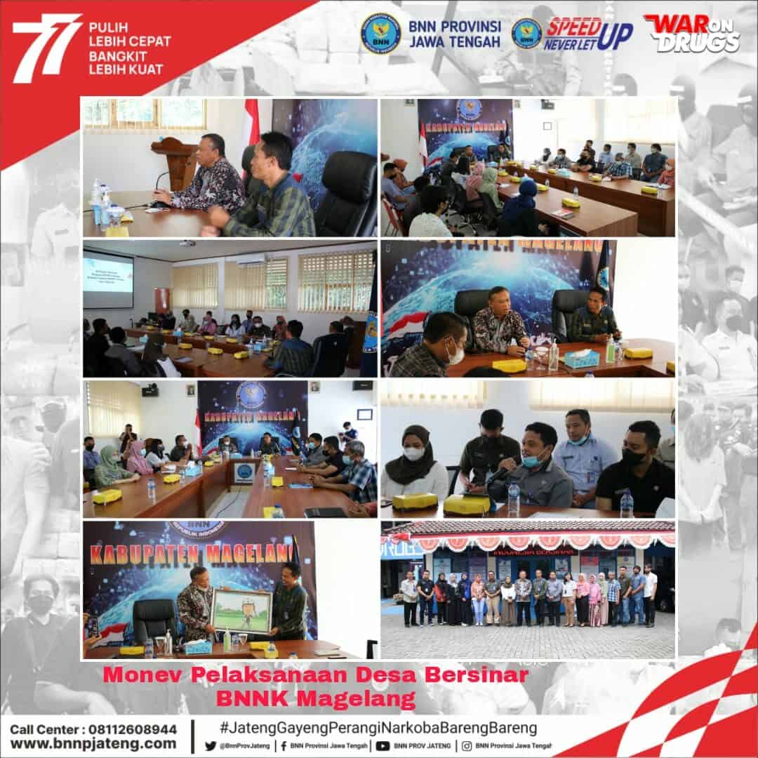 MONITORING DAN EVALUASI PELAKSANAAN DESA BERSINAR DI KAB MAGELANG MONITORING DAN EVALUASI PELAKSANAAN DESA BERSINAR DI KAB MAGELANG