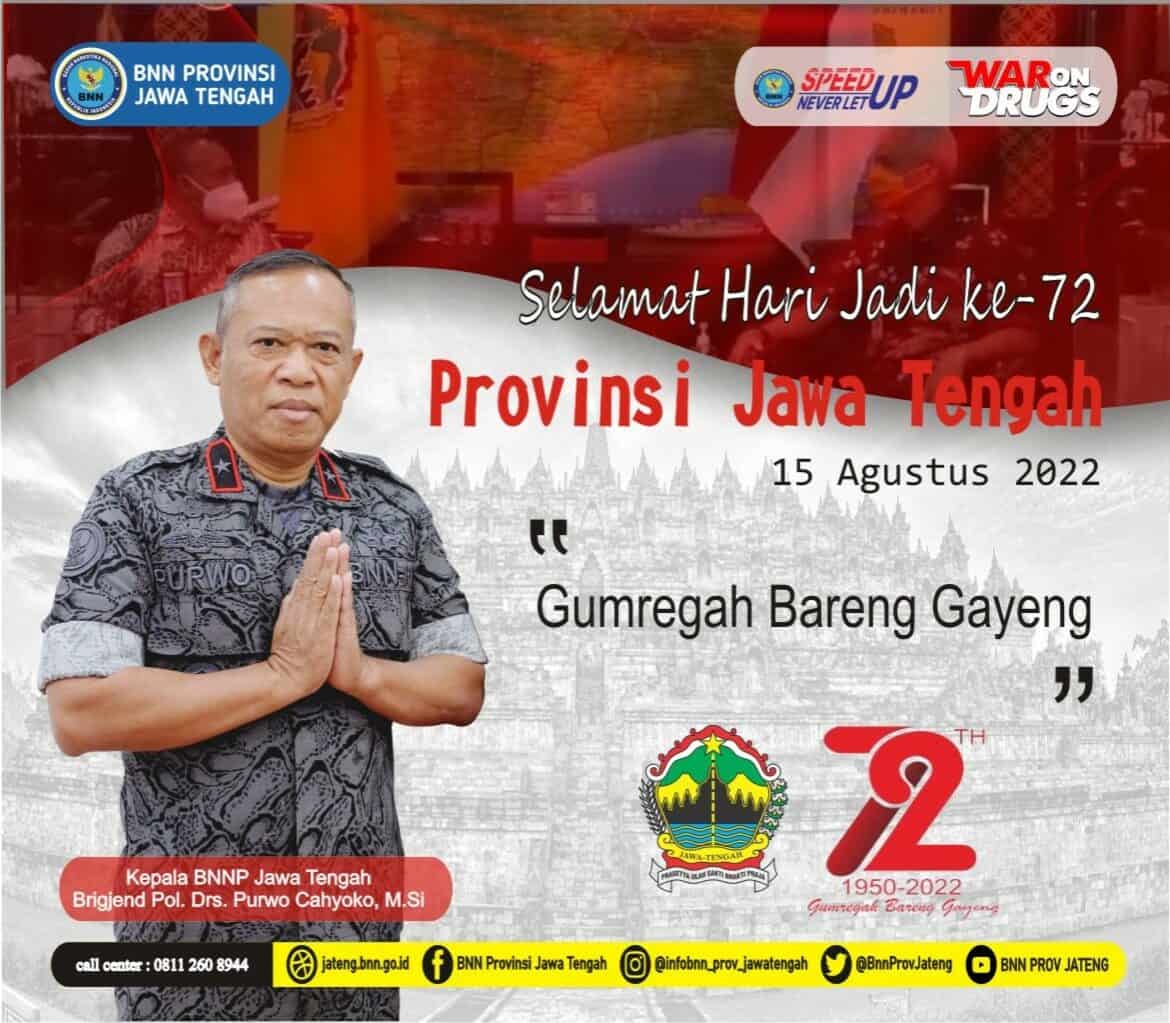 Hari Jadi Provinsi Jawa Tengah ke 72