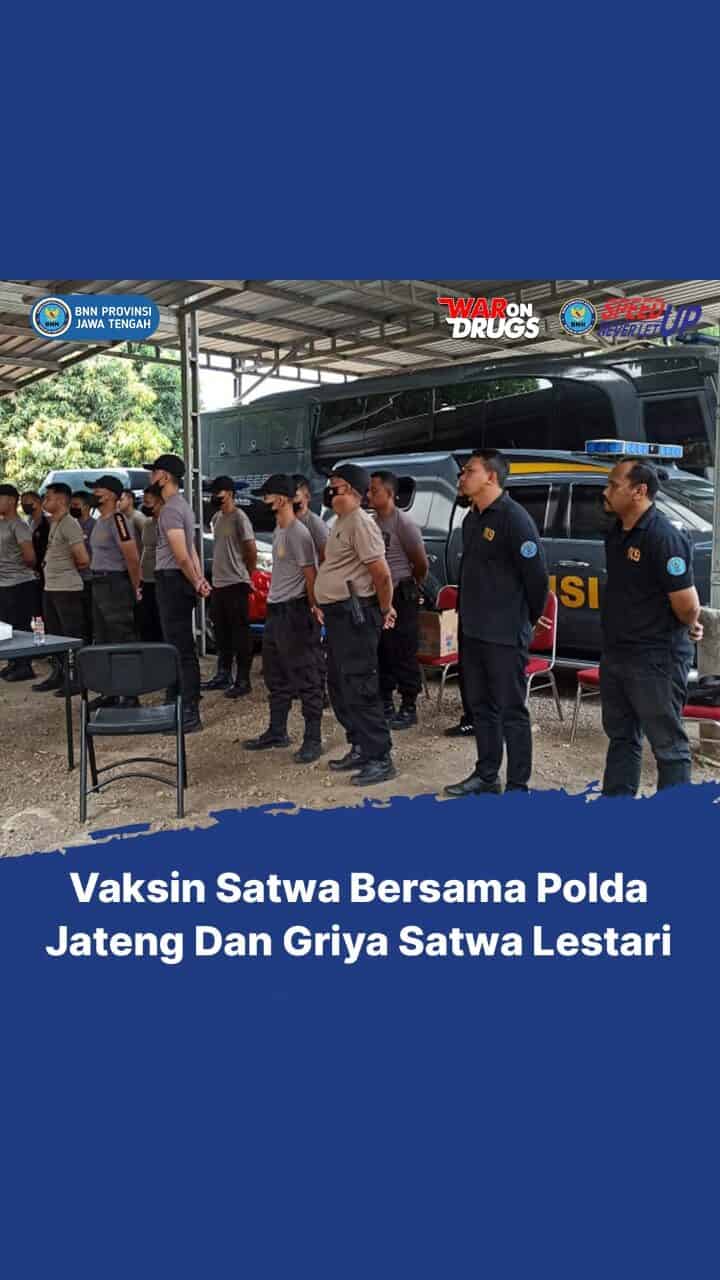 Vaksinasi Satwa bersama Polda Jateng dan Griya Satwa Lestari Vaksinasi Satwa bersama Polda Jateng dan Griya Satwa Lestari