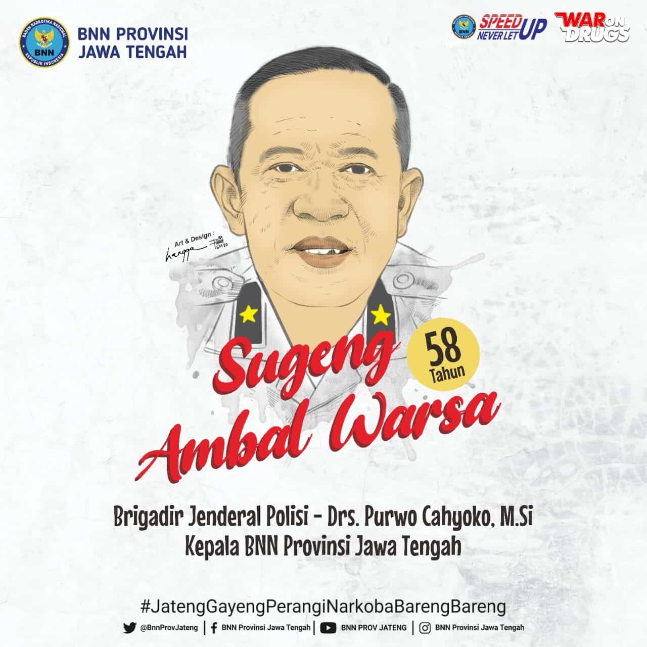Ulang Tahun ke 58 Kepala BNNP Jateng Drs. Purwo Cahyoko., M.Si Ulang Tahun ke 58 Kepala BNNP Jateng Drs. Purwo Cahyoko., M.Si