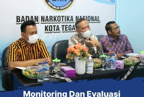 Monev Pelaksanaan Kelurahan Bersinar di BNN Kota Tegal