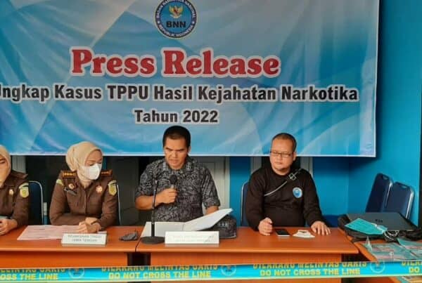 Press Release Ungkap Kasus Tindak Pidana Pencucian Uang (TPPU) Hasil Kejahatan Narkotika Tahun 2022 Yang Diungkap Oleh BNNP Jateng