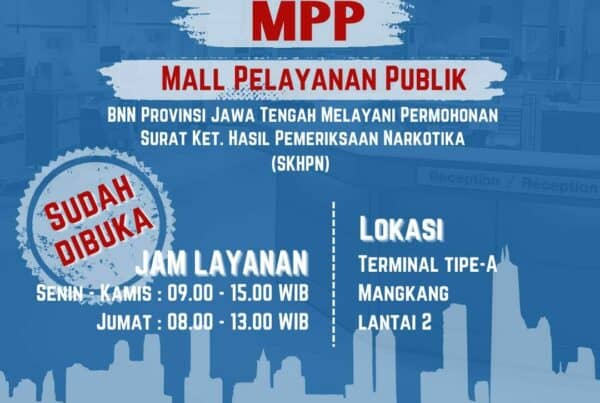 BNNP Jawa Tengah Berpartisipasi di Mal Pelayanan Publik Kota Semarang