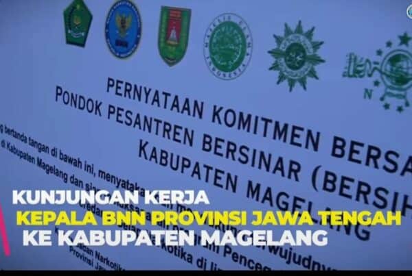 Kepala BNNP Jateng resmikan Gedung Kantor BNNK Magelang,Tugu Catur Darma Tara Dan Nilai-Nilai BNN RI serta Ruang Pusat dan Edukasi (PIE)